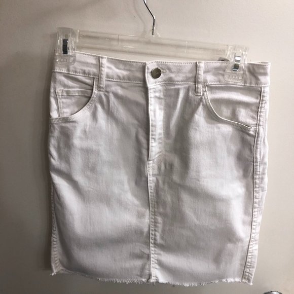 H&M Dresses & Skirts - White Jean/Denim Skirt